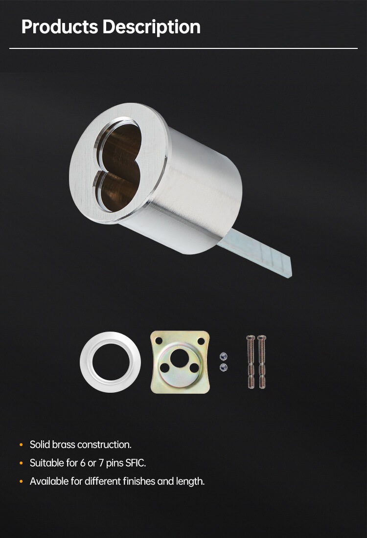 Small Format Interchangeable Core rim cylinder housing